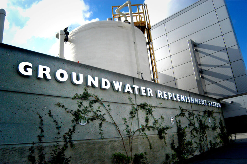 Photo of the Groundwater Replenishment System building